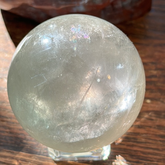 🔥SALE🔥 Rainbow Fluorite Crystal Sphere! Watch The Video! - Picture 10 of 11